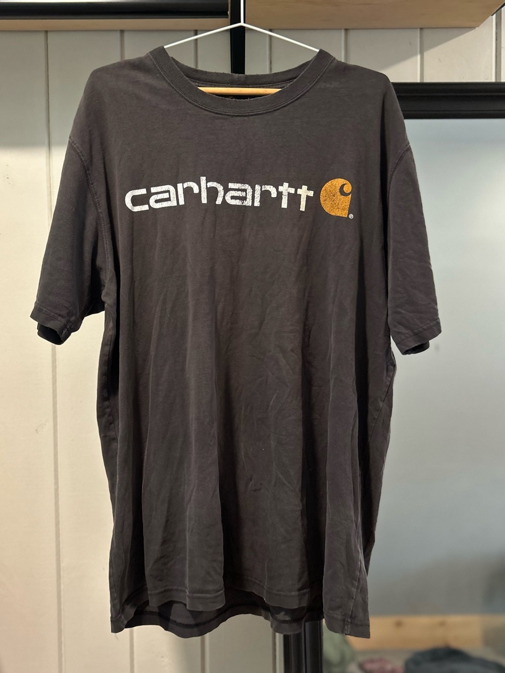 Carhartt Black Short-Sleeve Logo‎ Tee
